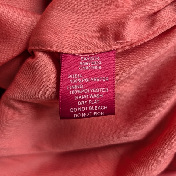 🌸 EUC Seductions Pink One Shoulder Floral Mini Dress 🌸 - Picture 5 of 5